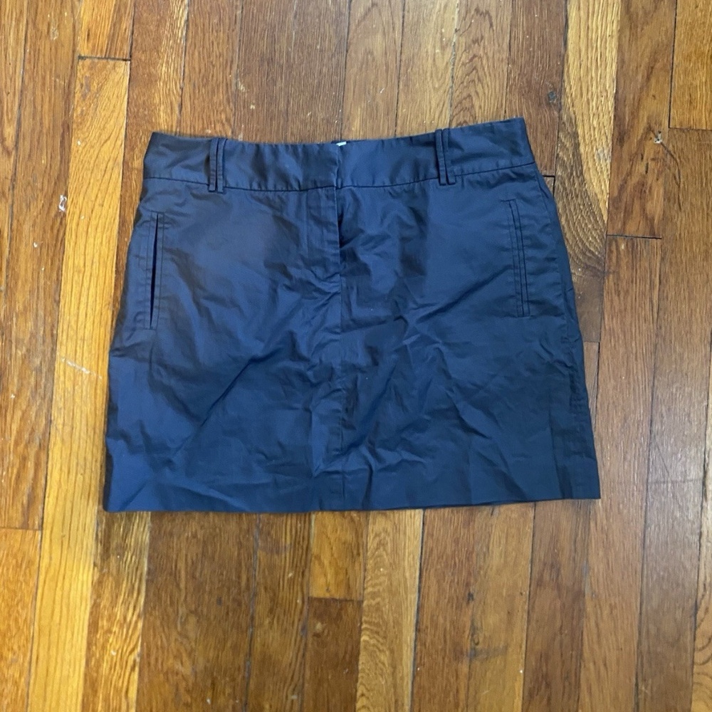 J Crew Y2K Gray Mini Skirt Size 8